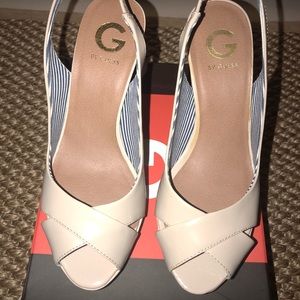 Guess platform open toe heels Size 8.5
